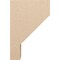 Ekena Millwork 11"W x 22"D x 33"H Classic Clemmons Rough Cedar Woodgrain TimberThane Corbel, Primed Tan CORUR11X22X33CLERCPR - alternate 4
